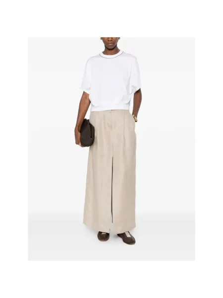 Spódnica maxi Brunello Cucinelli brązowa