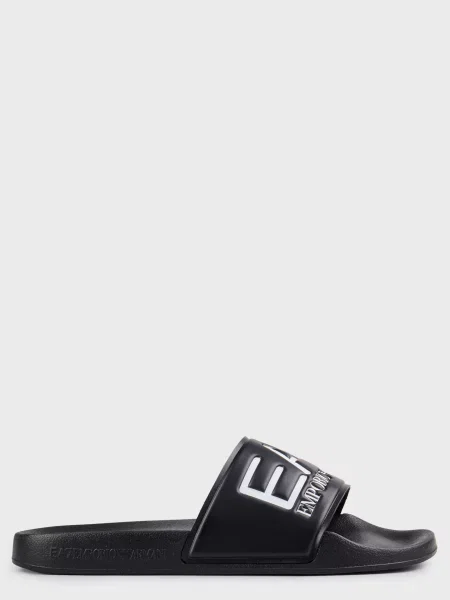 Шлепанцы Ea7 Emporio Armani черные