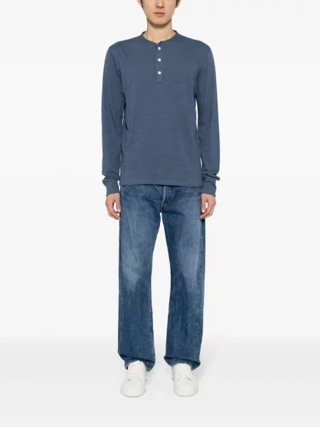 Marškinėliai Rag & Bone mėlyna