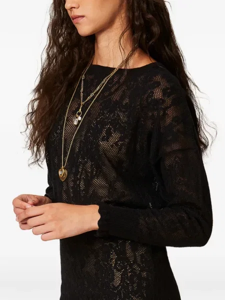 Scurt rochie Twinset tricotate negru
