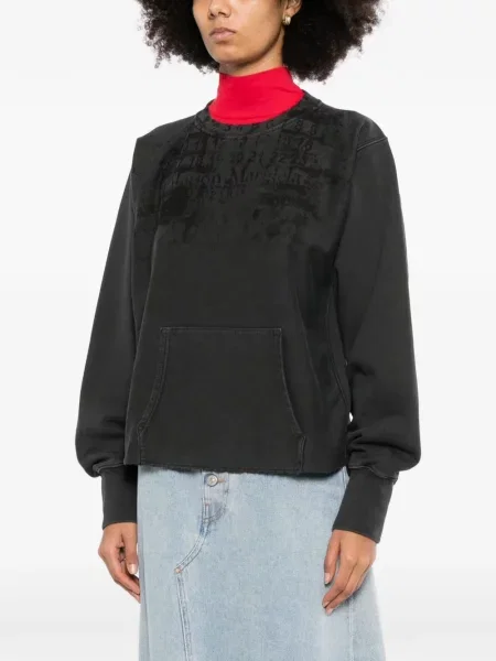 Pulover Maison Margiela cu imagine gri
