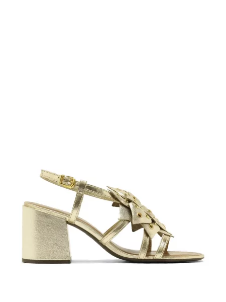 Sandale Arezzo cu model floral cu aplicații