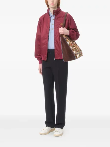 Oxford Valentino Garavani din țesătură twill albastru