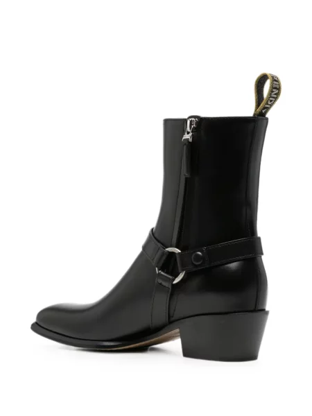 Cizme scurte Fendi din piele negru