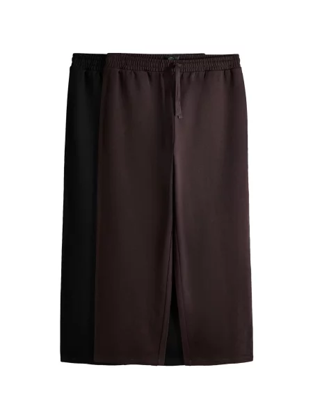 The Set Pantaloni ciocolatiu negru