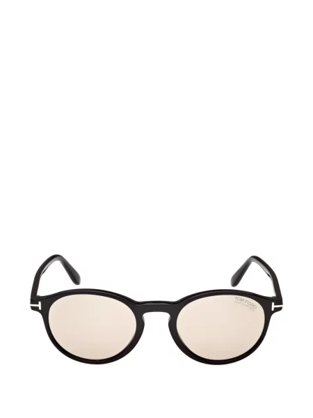 Ochelari de soare rotunzi Tom Ford Eyewear negru