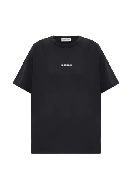 Tricou Jil Sander cu imagine negru