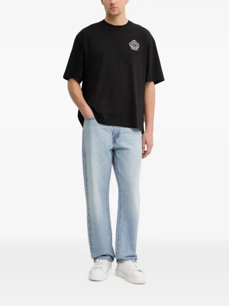 Tricou Just Cavalli cu broderie negru
