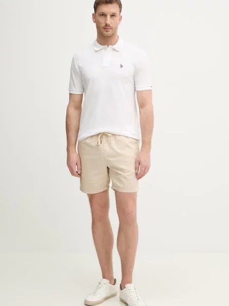Шорти з додаванням льону U.S. Polo Assn. LINEN DECK