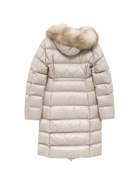 Matlasat palton de blană Moncler cu blană