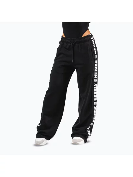 Pantaloni pentru femei NEBBIA Urban black negru