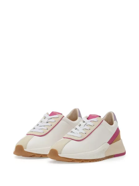 Fűzős csipkés sneaker Geox fehér