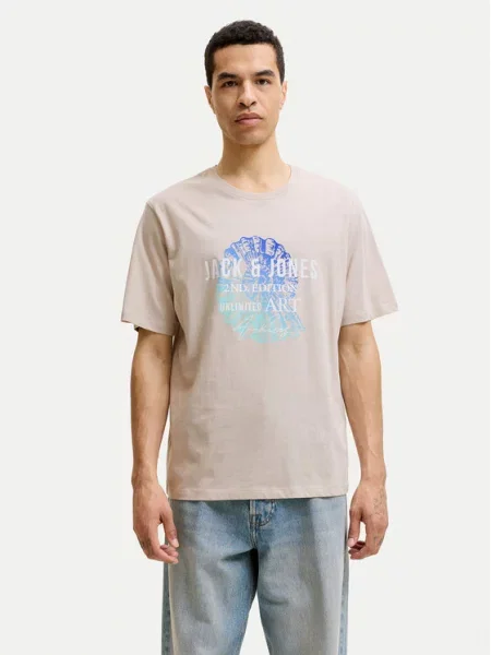 Jack & Jones T-Shirt Gradient Print szary