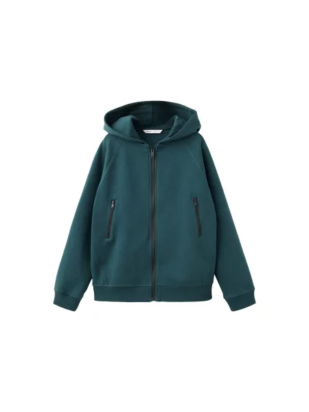 MANGO KIDS Hanorac închis verde