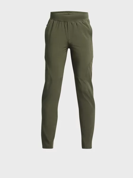 Детские спортивные штаны Under Armour зеленые