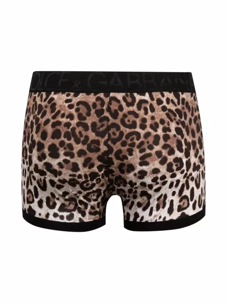 Raštuotos kojines Dolce & Gabbana leopardinės