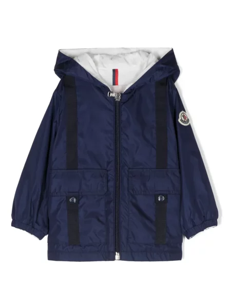 Kurtka dziecięca Moncler Enfant niebieska