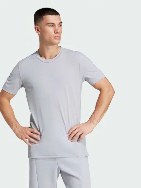Футболка спортивна adidas сірий