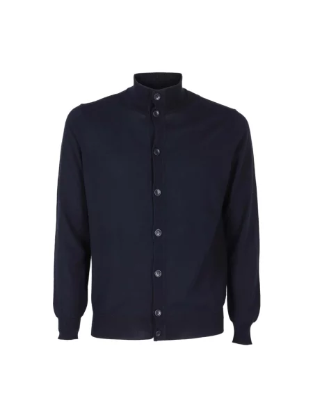 Sweter Kangra z krepy niebieski