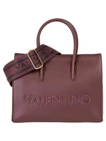 Geantă Valentino din piele roșu