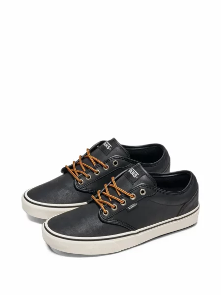 Sneakerși Vans din piele negru
