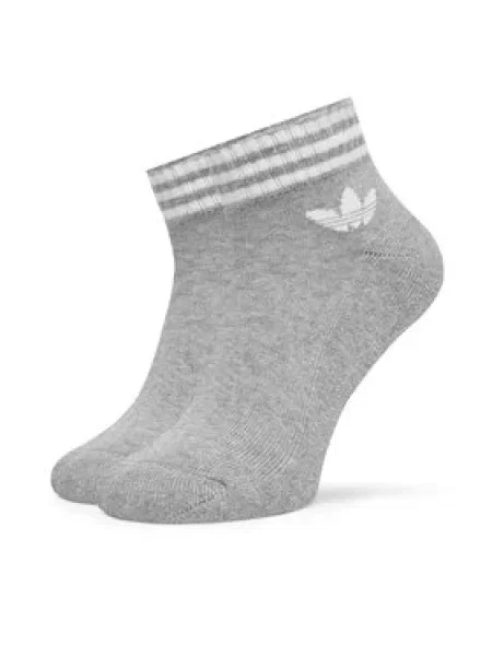 ADIDAS ORIGINALS Nogavice pegasto siva / črna bela