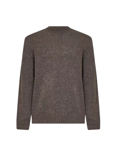 Sweter Nn07 wełniany brązowy
