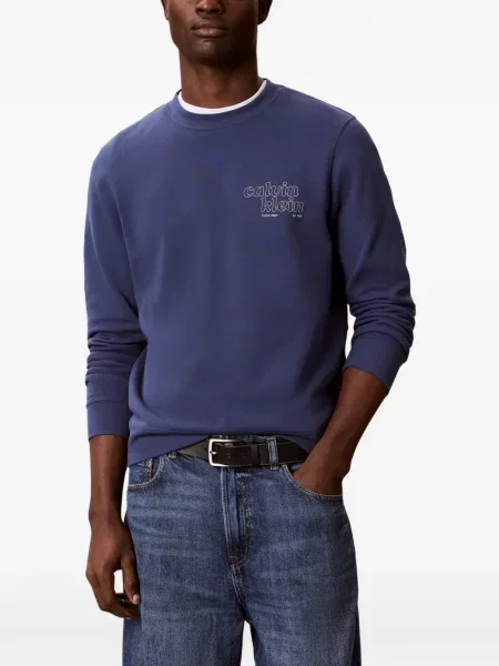 Hanorac Calvin Klein cu imagine albastru