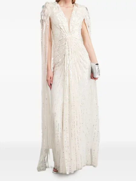 Rochie Jenny Packham cu decolteu în V de costum