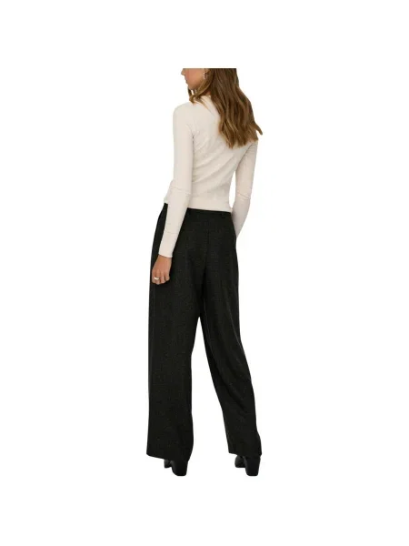 Pantaloni Jacqueline De Yong negru
