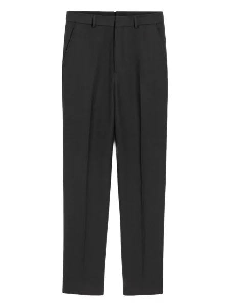 Pantaloni Ami Paris plisate negru