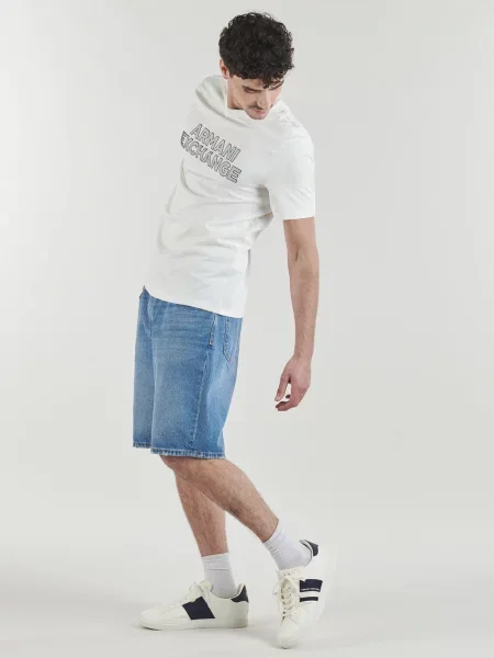 Tricou Eax alb