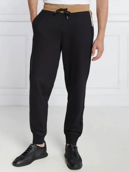 BOSS BLACK Pantaloni de trening Levete negru