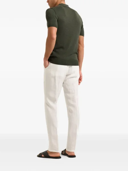 Polo Orlebar Brown din jacard verde