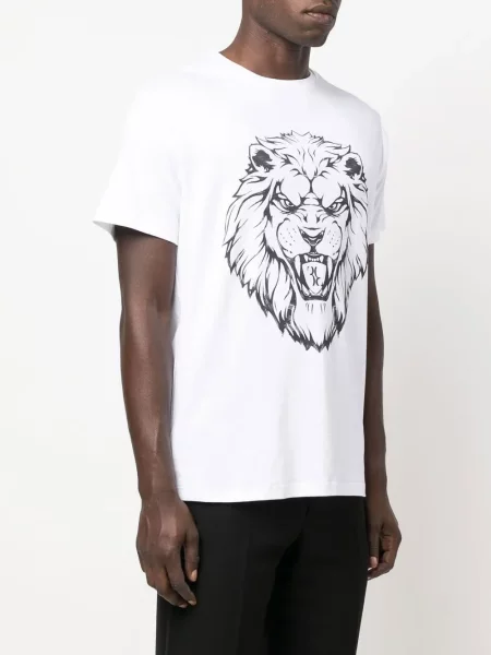 Tricou Billionaire cu imagine alb