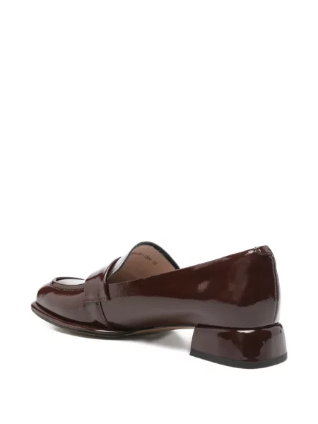 Pantofi loafer Sergio Moretti Firenze din piele roșu
