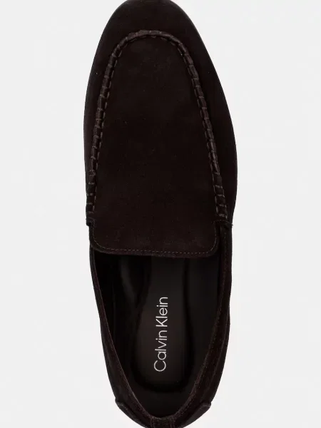 Calvin Klein férfi velúr mokaszin LOW PROF LOAFER SU barna