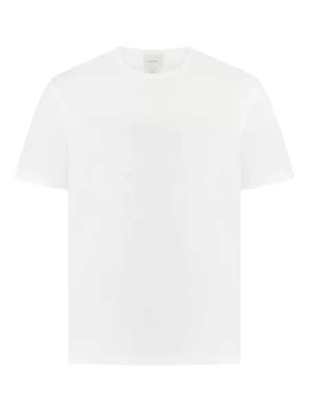 Tricou Calvin Klein cu decolteu rotund alb
