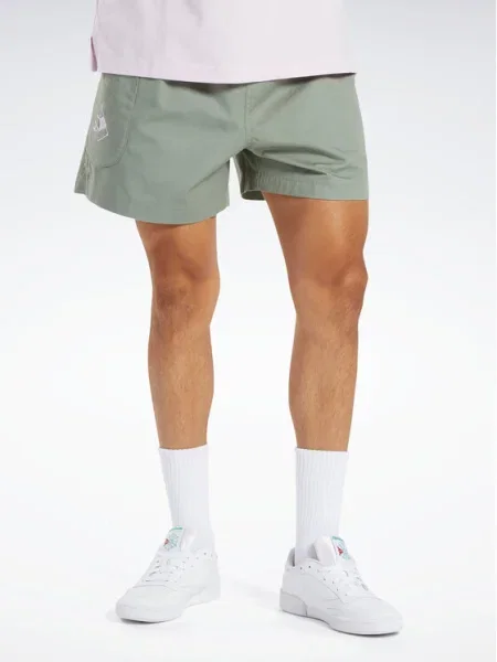 Reebok Pantaloni scurți sport Classics Skateboard Shorts verde