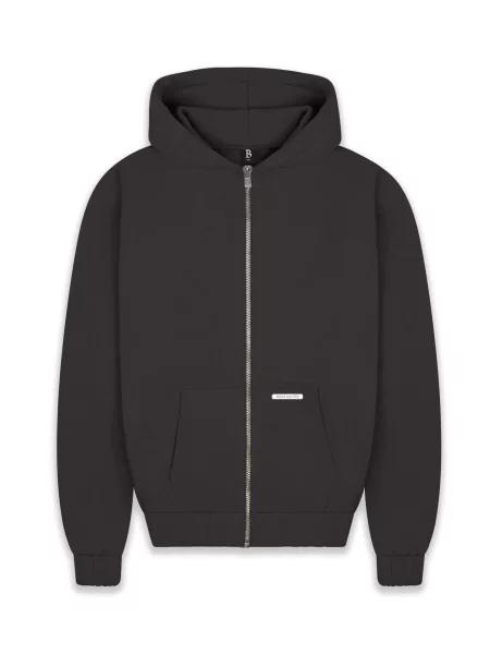 Dropsize Mikina Super Heavy Blank černá bílá