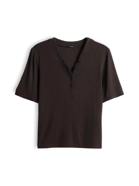 OPUS Tricou Sanez închis maro