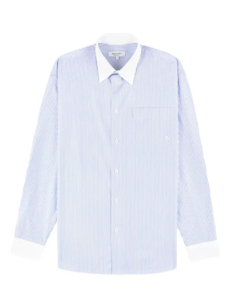 Cămașă Sporty & Rich cu dungi albastru