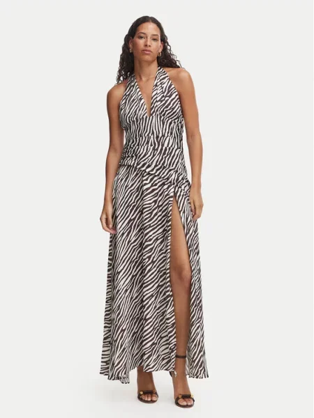 Bardot Cocktail obleka Oskar  A-Line Fit rjava