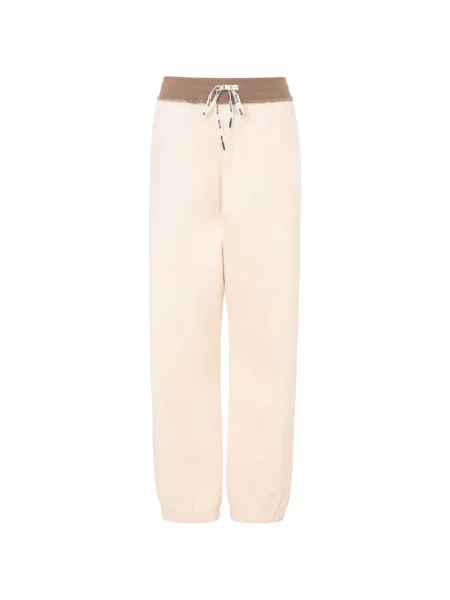 Pantaloni Moschino alergare cu autograf cu cordon
