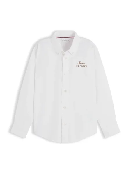 Tommy Hilfiger cămașă pentru copii din cu alb