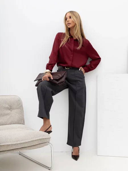 Hlače Italy Moda crna