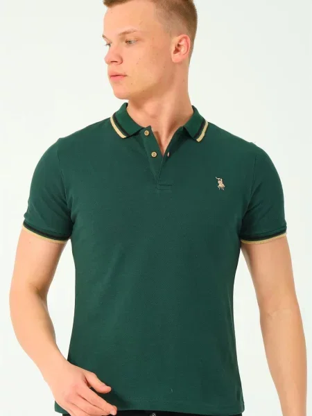 Tricou polo Dewberry verde