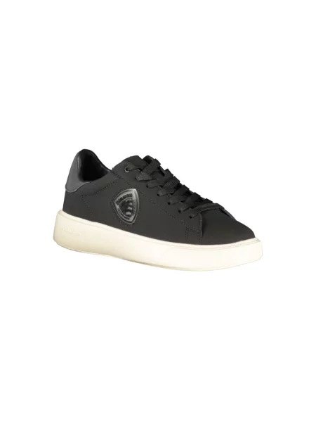 Sneakersy Blauer skórzane czarne