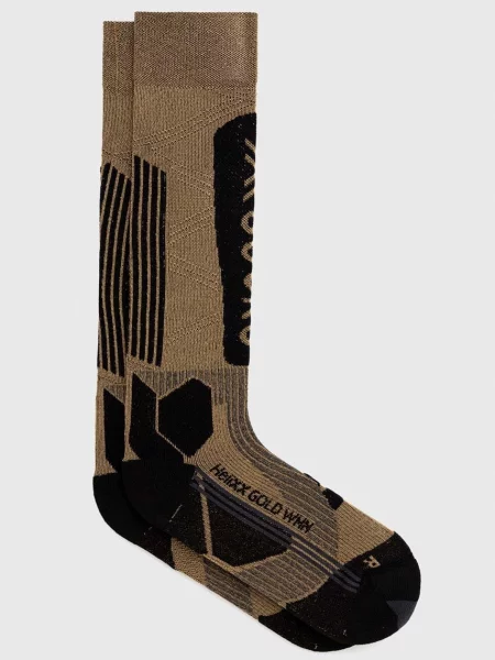 Ски чорапи X-Socks Helixx Gold златисто