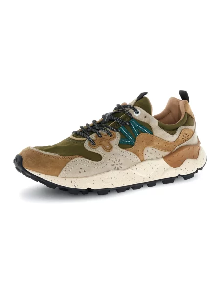 Sneakersy Flower Mountain w kwiatki beżowe